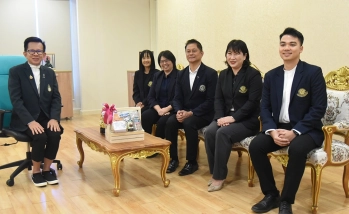 คณะผู้บริหารคณะเกษตร กำแพงแสน เข้าพบปฐมคณบดีคณะอุตสาหกรรมบริการ เนื่องในศุภวาระขึ้นปีใหม่ 2569