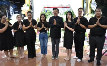 คณะอุตสาหกรรมบริการ ร่วมไว้อาลัยและเป็นเจ้าภาพสวดพระอภิธรรม คุณพ่อชำนอง บุญปองหา