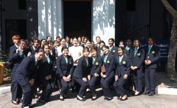 นิสิตชั้นปีที่ 2 หลักสูตรศิลปศาสตรบัณฑิต สาขาวิชาอุตสาหกรรมการท่องเที่ยวและบริการ เข้าร่วมกิจกรรมการเรียนรู้จากห้องเรียนสู่สถานที่จริงอย่างมืออาชีพ ณ โรงเรียนไทยโอเอซิสสปา จังหวัดเชียงใหม่