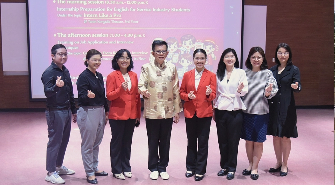 คณบดีคณะอุตสาหกรรมบริการ เปิดโครงการเตรียมความพร้อมนิสิต ESI ชั้นปีที่ 3 มุ่งเป้าปั้นบุคลากรภาษาอังกฤษสู่มาตรฐานสากล