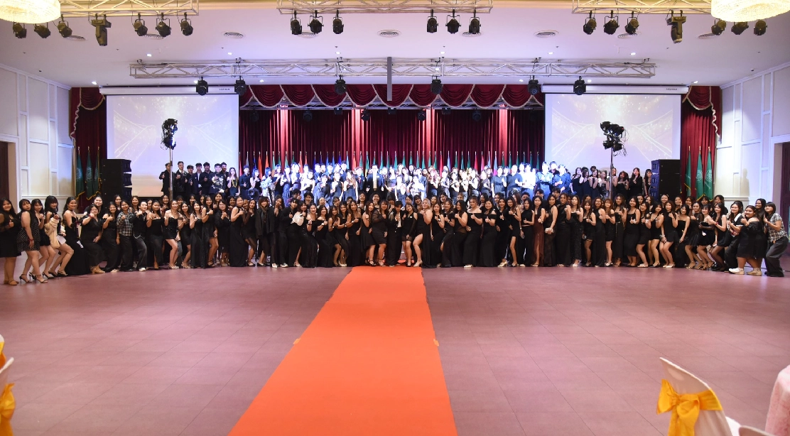 โครงการ "THEM Together Gala Night Bye Nior" เชื่อมความสัมพันธ์พี่น้อง หลักสูตร บธ.บ. การจัดการท่องเที่ยว โรงแรม และอีเวนต์