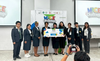 นิสิตคณะอุตสาหกรรมบริการ ร่วมแข่งขัน MICE Challenge “เกมมันส์ ประชันทุน” เสริมประสบการณ์ด้านธุรกิจไมซ์