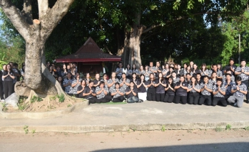 คณะอุตสาหกรรมบริการ ประกอบพิธีไหว้ศาลพ่อปู่ ครบรอบ 4 ปีแห่งการสถาปนา