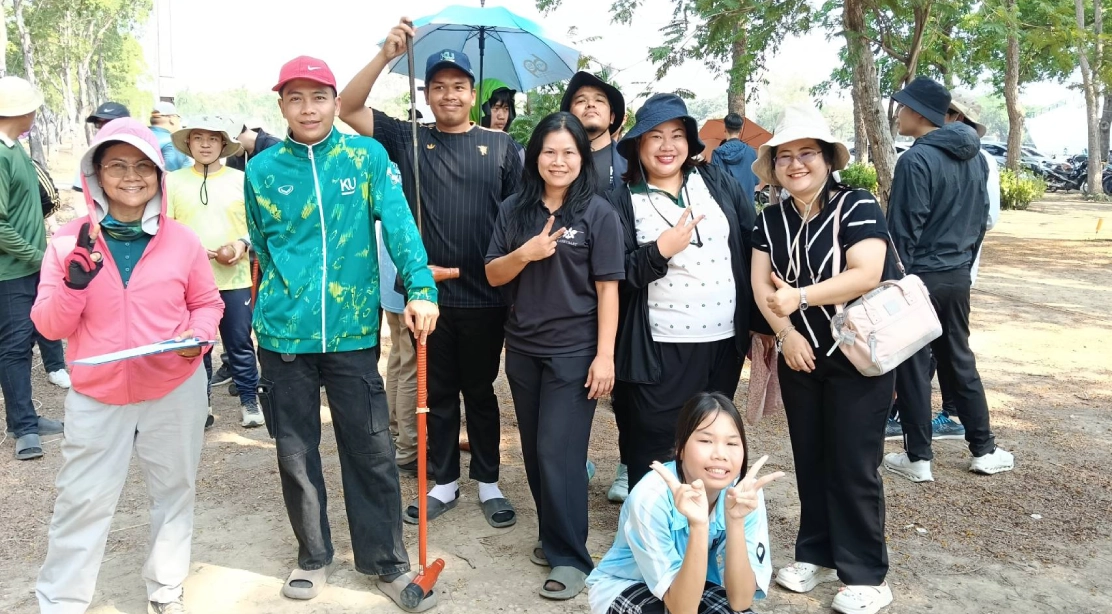 คณะอุตสาหกรรมบริการ เข้าร่วมการแข่งขันกีฬาบุคลากร มก.กำแพงแสน 2569 "กีฬาวู้ดบอล ประเภททีมชาย" 