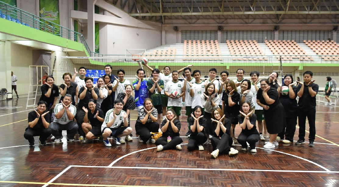 คณะอุตสาหกรรมบริการ ลงสนามชิงชัยในศึกกีฬาบุคลากรภายในการแข่งขันกีฬาบุคลากร มก.กำแพงแสน 2569 " ประเภทกีฬาวอลเลย์ ”