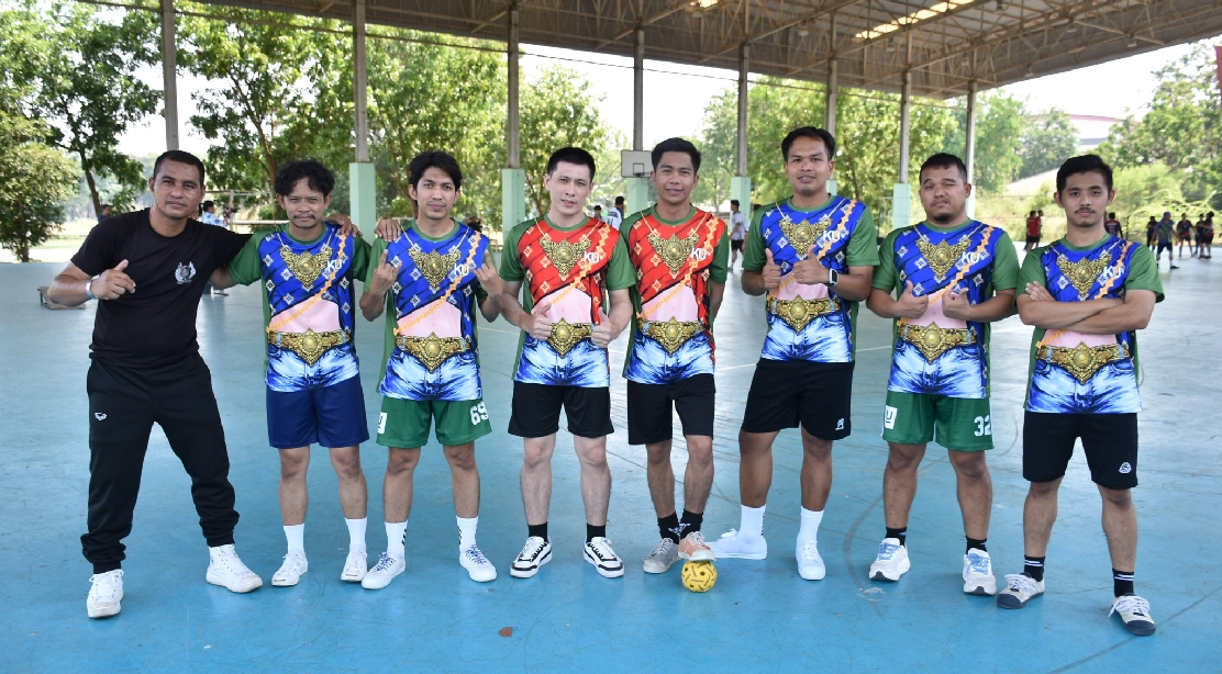 คณะอุตสาหกรรมบริการส่งนักกีฬาตะกร้อลอดห่วง ร่วมชิงชัยกีฬาบุคลากร มก.กำแพงแสน 2569