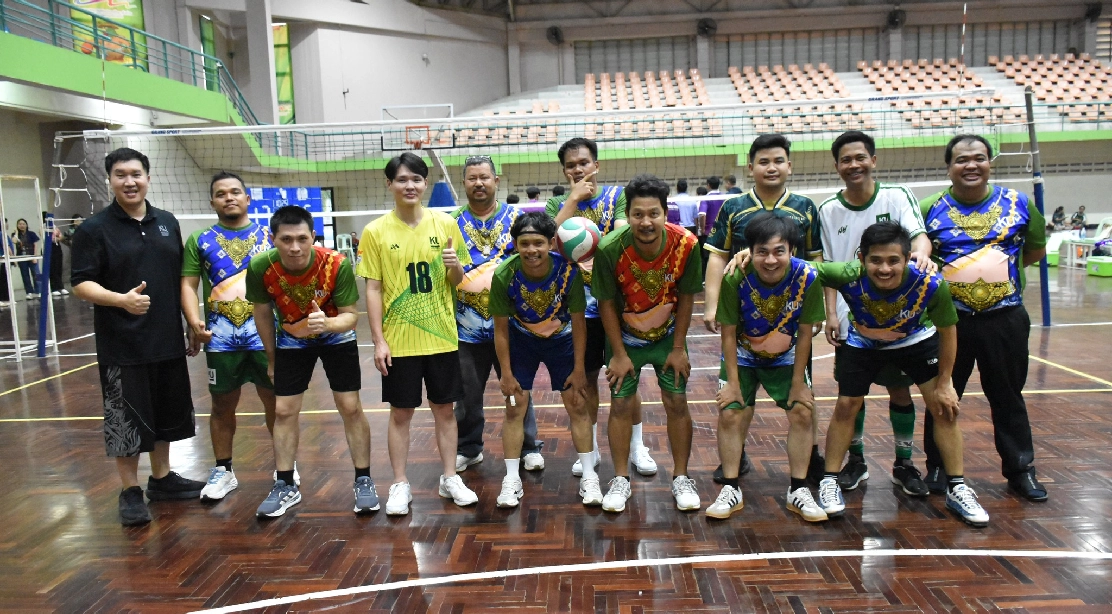 อุตสาหกรรมบริการส่งทัพนักตบชาย ล่าชัยศึกกีฬาบุคลากร มก.กำแพงแสน 2569 รอบรองชนะเลิศอันดับที่ 2