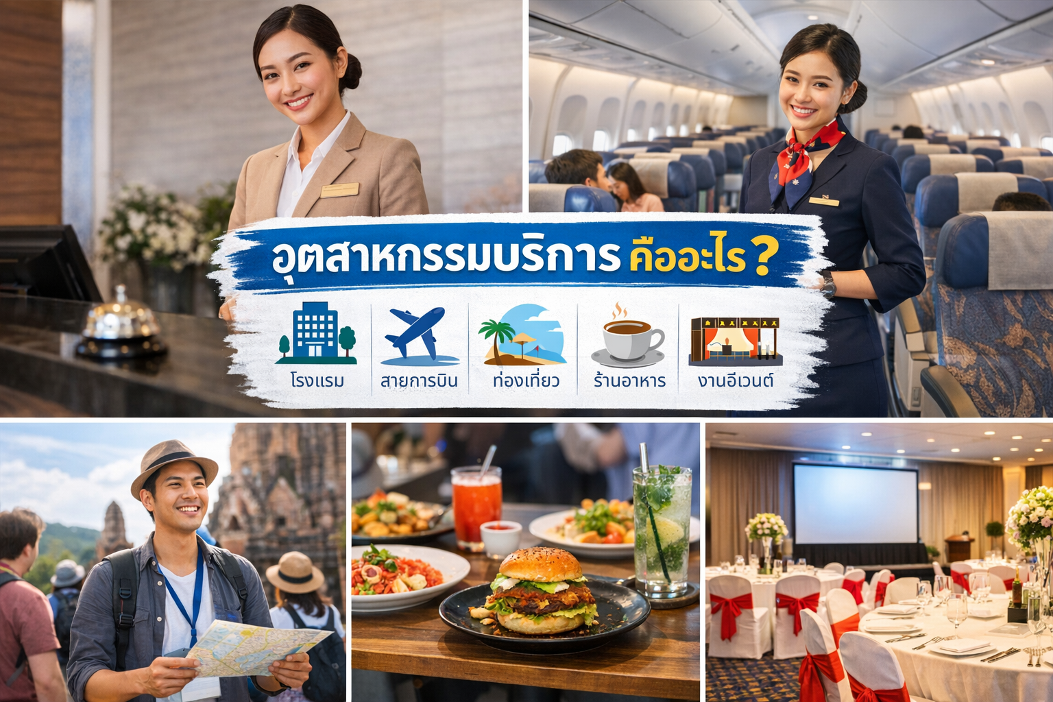 จบแล้วไปไหน? เปิดโอกาสอาชีพสายบริการ ที่นักศึกษายุคใหม่ไม่ควรมองข้าม