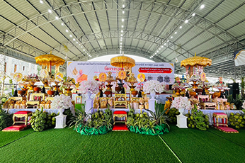 บุคลากรคณะอุตสาหกรรมบริการ เข้าร่วมพิธีทอดกฐินสามัคคี วัดประชาราษฎร์บำรุง (รางหมัน) ประจำปีพุทธศักราช 2568