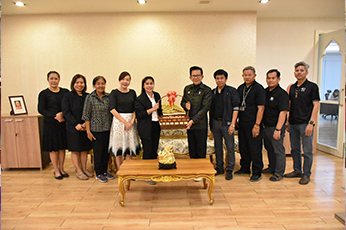 คณะอุตสาหกรรมบริการ มก. กำแพงแสน ต้อนรับคณะผู้บริหาร ศวท. ร่วมสืบสานประเพณีส่งท้ายปีเก่าต้อนรับปีใหม่