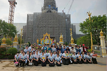 นิสิตหลักสูตรศิลปศาสตรบัณฑิต สาขาวิชาการท่องเที่ยวและนันทนาการ ยกทัพจัดทัวร์จำลอง ‘Muve Travel ’ ศรัทธาแห่งวารี บารมีหลวงพ่อโสธร เสริมทักษะการจัดการท่องเที่ยวเชิงสร้างสรรค์