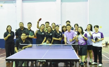คณะอุตสาหกรรมบริการ เข้าร่วมการแข่งขันกีฬาบุคลากร มก.กำแพงแสน 2569 " ประเภทกีฬาเทเบิลเทนนิส "
