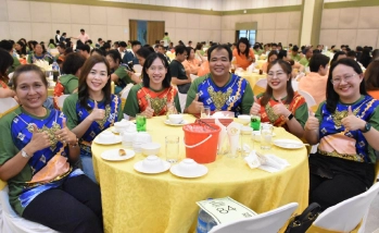 บุคลากรคณะอุตสาหกรรมบริการร่วมพิธีปิดการแข่งขันกีฬาบุคลากรภายใน มก.กพส. ประจำปี 2569