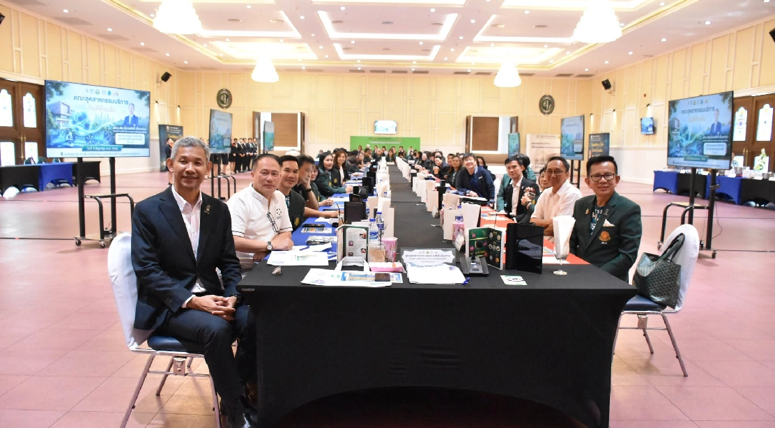 คณะอุตสาหกรรมบริการ ให้การต้อนรับคณะกรรมการวิชาการ มหาวิทยาลัยเกษตรศาสตร์ ในโครงการประชุมสัญจรคณะกรรมการวิชาการ มหาวิทยาลัยเกษตรศาสตร์ (ก.ว.ช.)