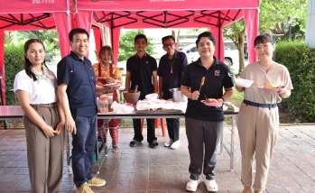 GRAND OPENING! ประเดิมรสชาติความอร่อย คณะอุตสาหกรรมบริการ เปิดร้าน “ข้าวไข่เจียว เจ๊(ไฝ)แอน”