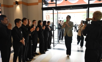 คณะอุตสาหกรรมบริการ ต้อนรับ “คุณเกรท - วรินทร” ร่วมสร้างแรงบันดาลใจในกิจกรรมปฐมนิเทศนิสิตใหม่ KU 86