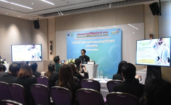 ปฐมคณบดีพร้อมคณาจารย์และนิสิตบัณฑิตศึกษา คณะอุตสาหกรรมบริการ เข้าร่วมรับฟังการบรรยายผลงานวิชาการในงาน "มหกรรมงานวิจัยแห่งชาติ 2569"