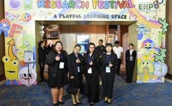 ผู้บริหารและคณาจารย์ คณะอุตสาหกรรมบริการ เข้าร่วมชมงาน "มหกรรมงานวิจัยแห่งชาติ 2569"