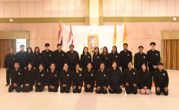 คณะอุตสาหกรรมบริการ รวมใจถวายพระพรชัยมงคล สมเด็จพระเจ้าน้องนางเธอ เจ้าฟ้าจุฬาภรณวลัยลักษณ์ อัครราชกุมารี กรมพระศรีสวางควัฒน วรขัตติยราชนารี เนื่องในโอกาสวันคล้ายวันประสูติ