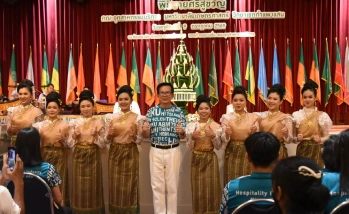 การแสดงชุด “เพลงลายสักการะเกษตรศาสตร์” ใน “พิธีบายศรีสู่ขวัญ” ประจำปีการศึกษา 2569