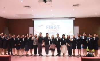 รองศาสตราจารย์ ดร.อนามัย ดำเนตร ให้เกียรติเป็นประธานในพิธีเปิดโครงการเสริมสร้างทักษะในศตวรรษที่ 21 กิจกรรม “The First Flight: Takeoff Mindset” ปั้นทัศนคติ เสริมทักษะการสื่อสาร เตรียมความพร้อมนิสิตใหม่สู่เส้นทางอาชีพการบิน