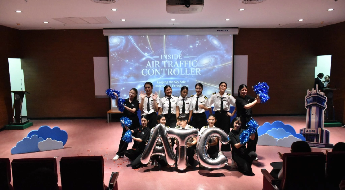 สาขาวิชาการจัดการธุรกิจการบิน (ABM) จัดกิจกรรมสัมมนา “Inside Air Traffic Controller: Keeping the Sky Safe, Orderly and Expeditious” เจาะลึกสายงานการควบคุมจราจรทางอากาศ