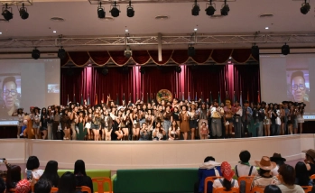คณบดีคณะอุตสาหกรรมบริการ ให้เกียรติเป็นประธานในพิธีโครงการสานสัมพันธ์น้องพี่ท่องเที่ยวสร้างสรรค์ SCTB &amp; TR: Hi YEEHAW! Boots On! Cowboy Night 