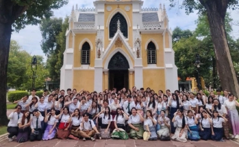 นิสิตสาขาวิชาการสร้างสรรค์การบริการเพื่อธุรกิจการท่องเที่ยว ลงพื้นที่ศึกษาเส้นทางแหล่งท่องเที่ยว อยุธยา – ลพบุรี บูรณาการเรียนรู้สู่การปฏิบัติจริง