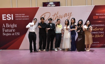หลักสูตรศิลปศาสตรบัณฑิต สาขาวิชาภาษาอังกฤษเพื่ออุตสาหกรรมบริการ (ESI) จัดกิจกรรมอำลารุ่นพี่ ESI ประจำปีการศึกษา 2569