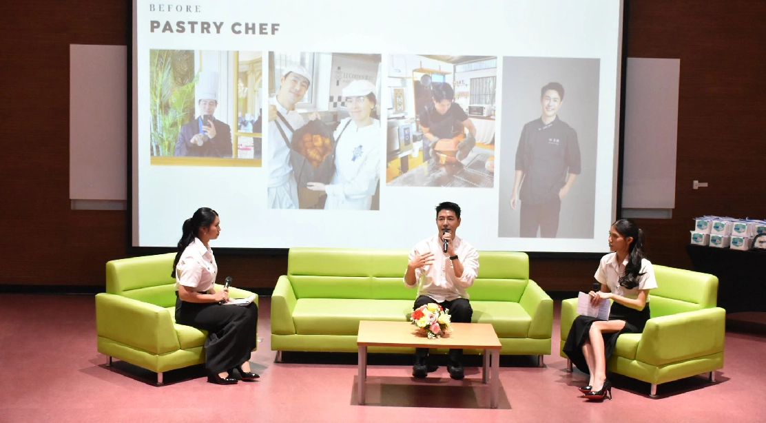 สาขาวิชาการโรงแรม ภัตตาคาร และเรือสำราญ (HRCL) จัดโครงการสัมมนา “From Passion to Profession เส้นทางสู่การเป็นเชฟขนมหวานมืออาชีพ”
