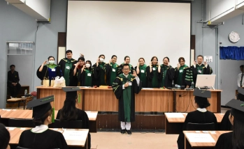 ผู้บริหาร คณาจารย์ และบุคลากรคณะอุตสาหกรรมบริการ เข้าร่วมพิธีพระราชทานปริญญาบัตร ประจำปีการศึกษา 2568