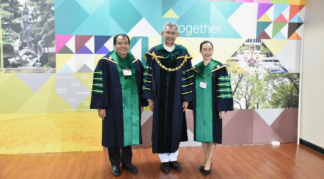 มหาบัณฑิต และดุษฎีบัณฑิตคณะอุตสาหกรรมบริการ เข้าร่วมการฝึกซ้อมย่อยและซ้อมใหญ่พิธีพระราชทานปริญญาบัตร มหาวิทยาลัยเกษตรศาสตร์ ประจำปีการศึกษา 2568 (10)